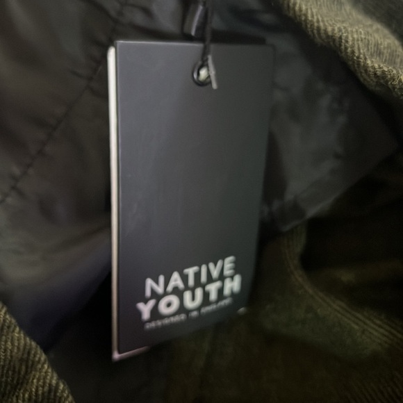 NWT native youth  dark gray pants size: 34 - Picture 5 of 8
